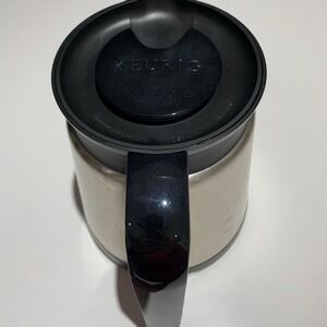 Keurig Brushed Stainless‎ Steel 32 Oz Thermal Coffee/Tea Pot Carafe & Lid 1625X